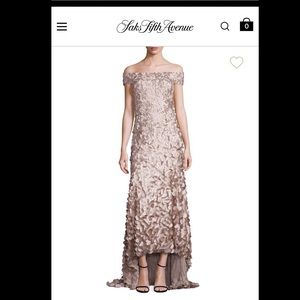 Theia Hi-lo Petal Gown mother of bride or holiday